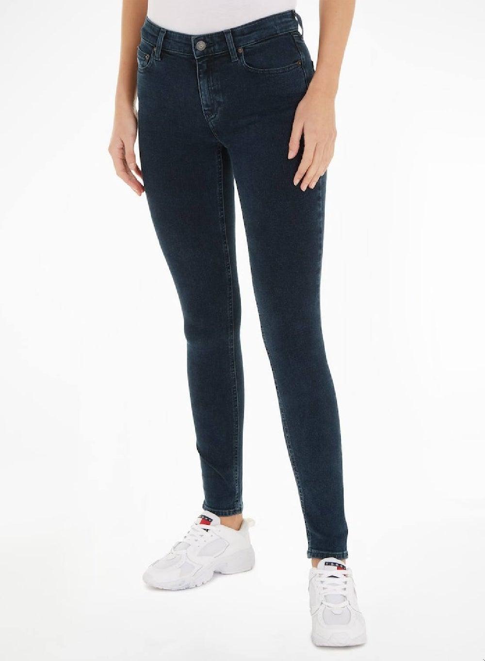 Nora Mid Rise Skinny Stretch Denim Jeans - Image 1