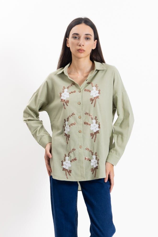 Embroidered Comfort Shirt for Everyday Wear - Image 1