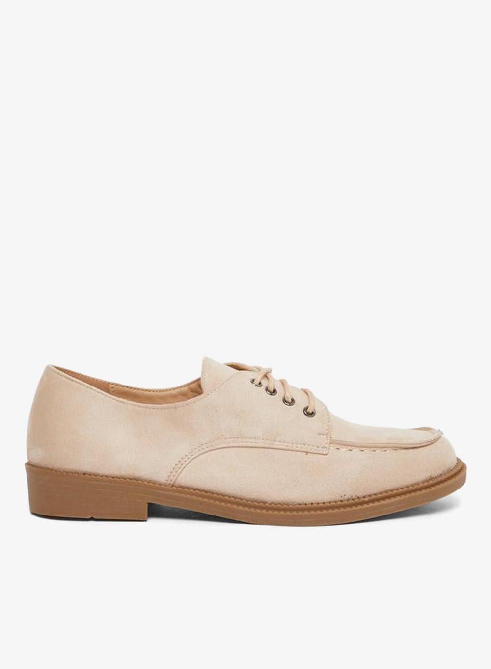 Styli Suede Lace Up Casual Loafers - Image 1