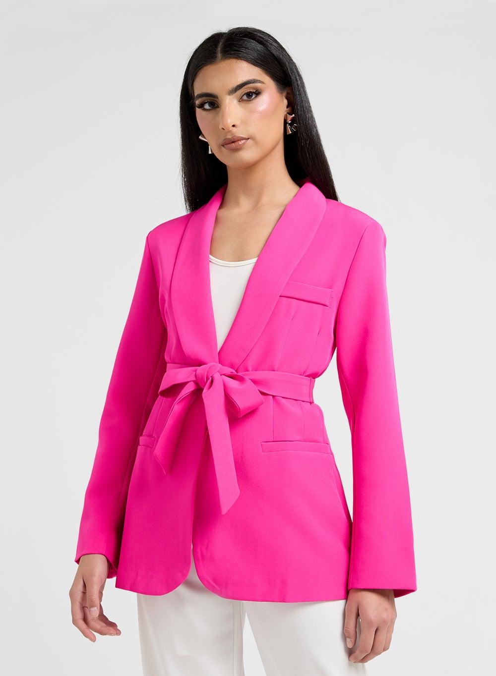 Belted Blazer Coat - Image 1