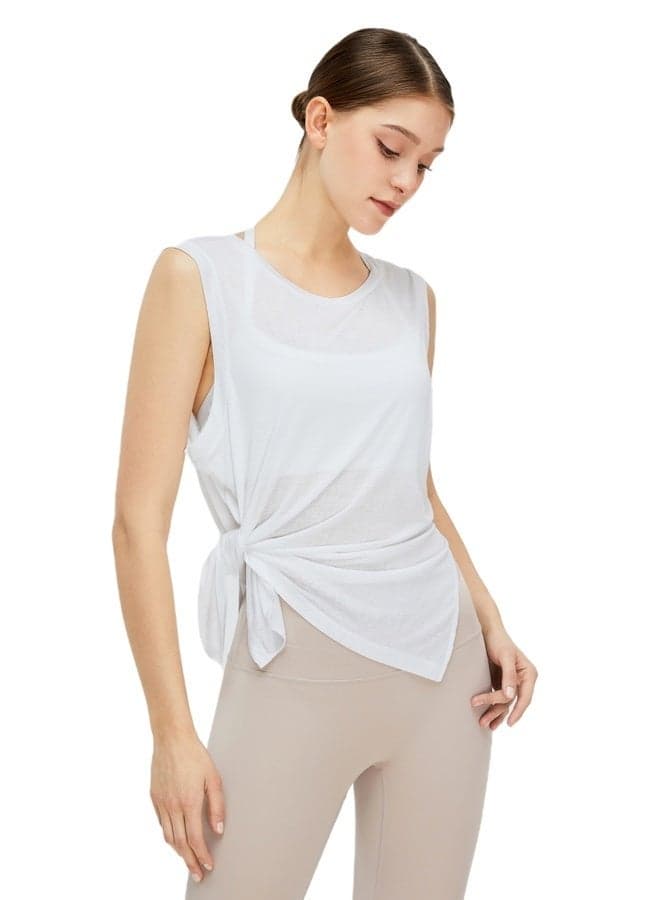 Women's Round Neck Tank Top for Workout and Casual Wear - Image 1