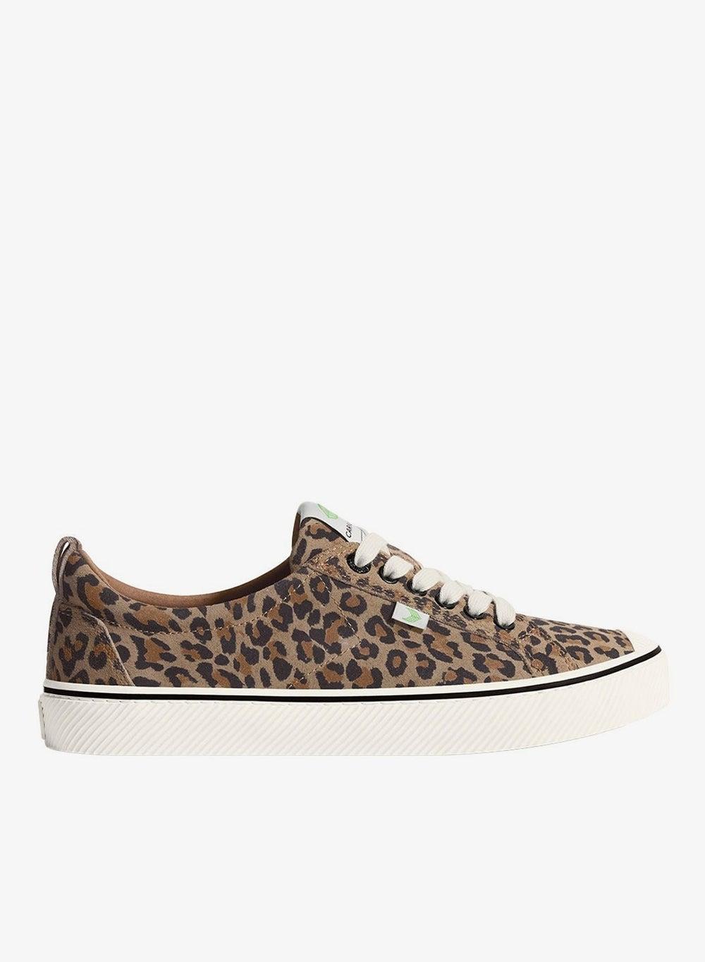 OCA Low Leopard Print Suede Low-Top Sneaker - Image 1