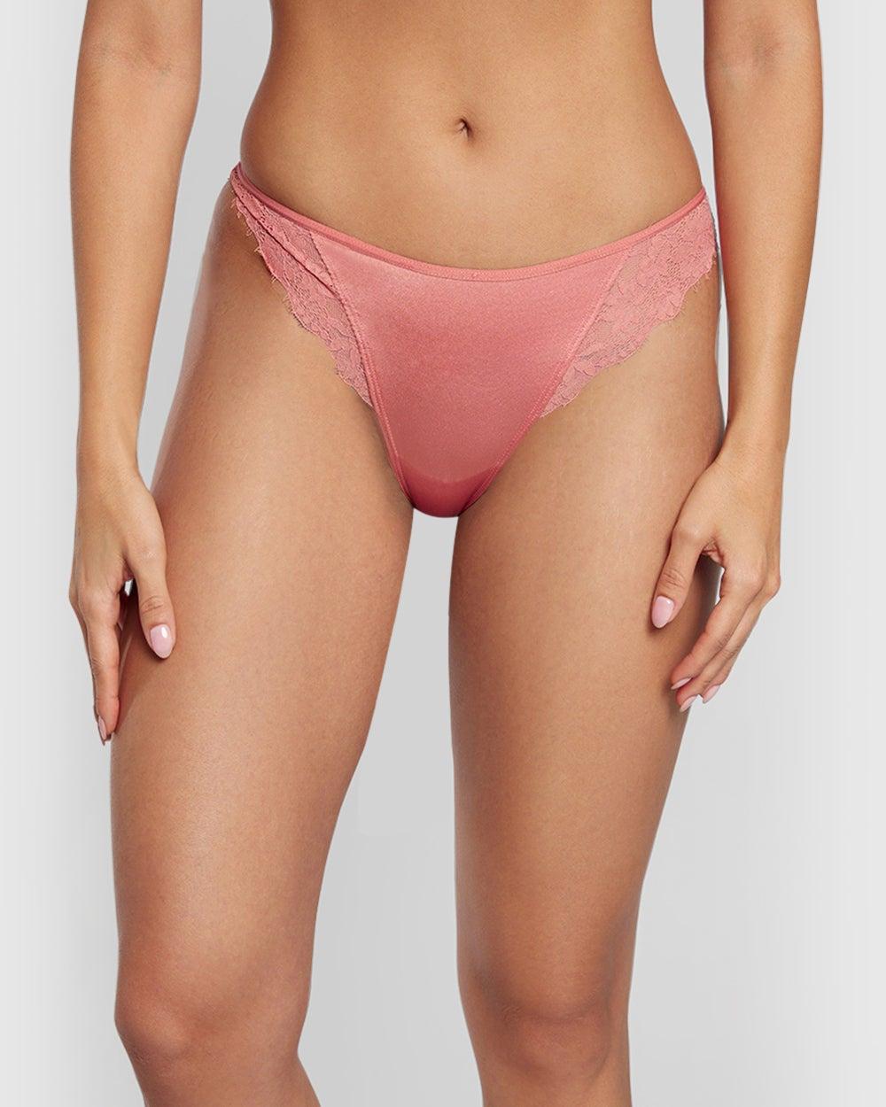 La Senza Diva Sexy Cheeky Panty in Rosy Blush - Image 1