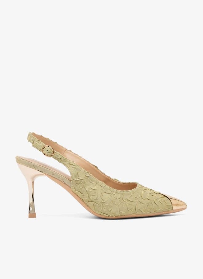 High Heeled Sling Back Pump - Image 1