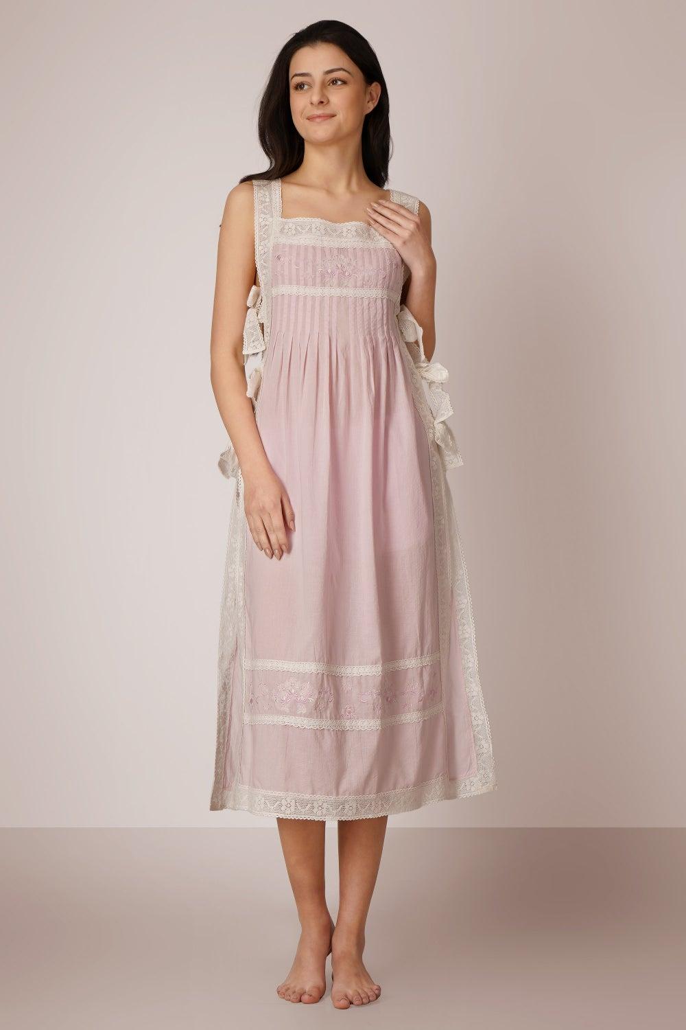 Avery Embroidered Dress and Shorts Set - Image 1