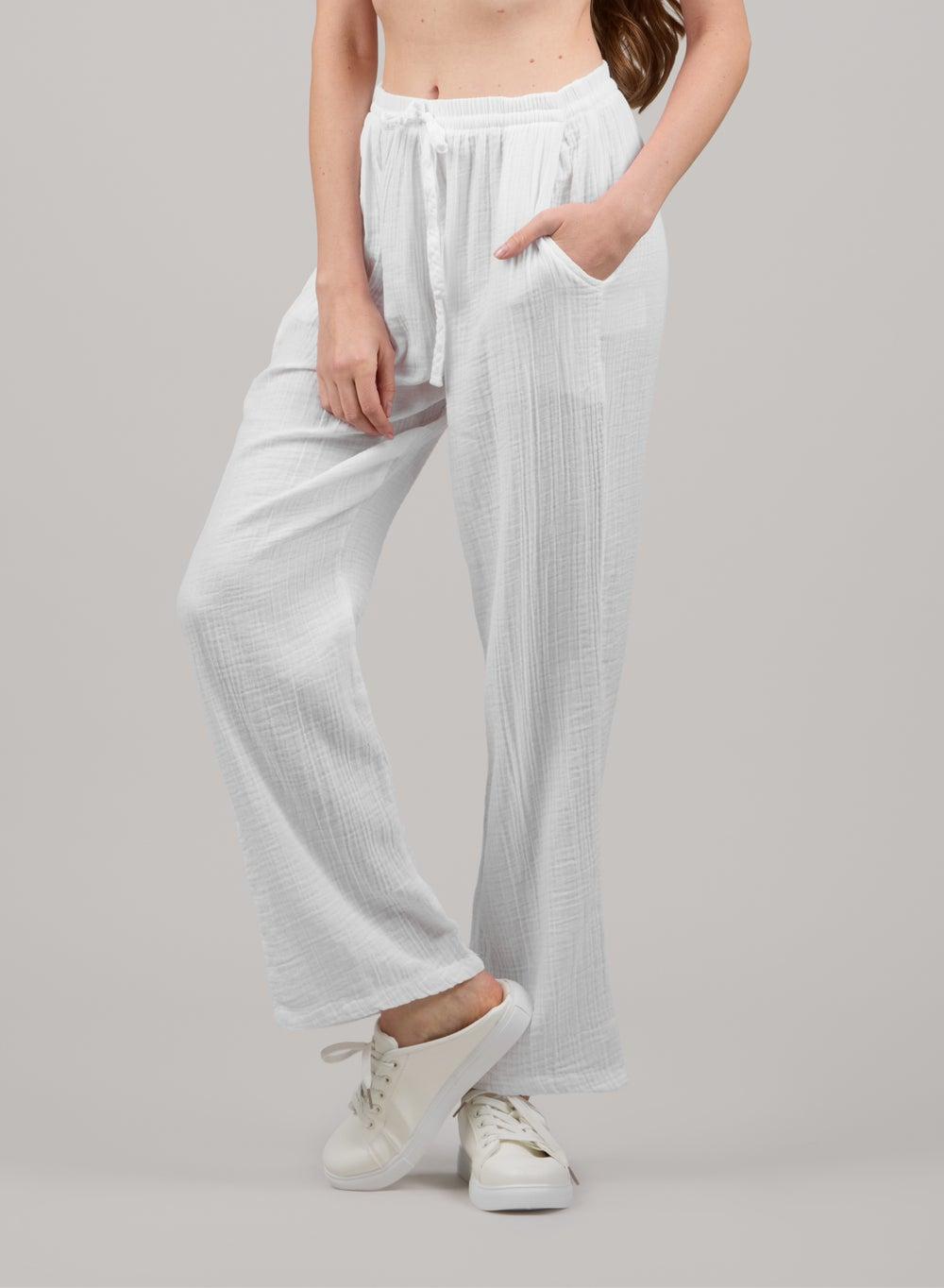 Relaxed Straight-Leg Trousers in Timeless Beige - Image 1