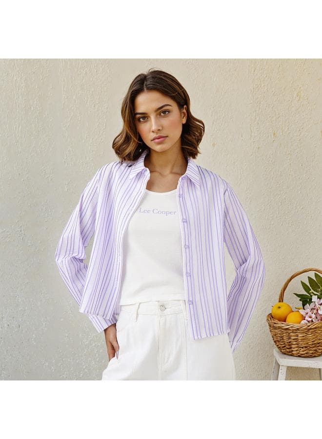 Lee Cooper Striped Shirt for Women - Image 1