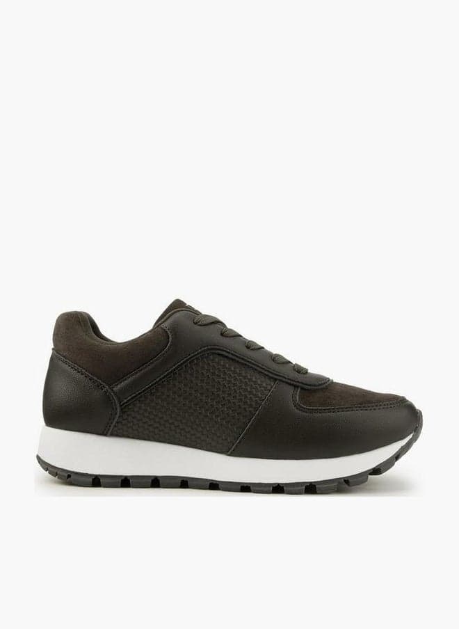 Flora Bella Panelled Lace-Up Low-Top Sneakers - Image 1