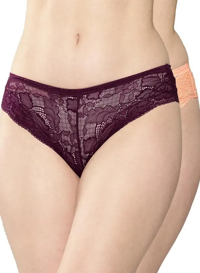 Leading Lady Pack of 2 Full Lace Bikini - Image 1