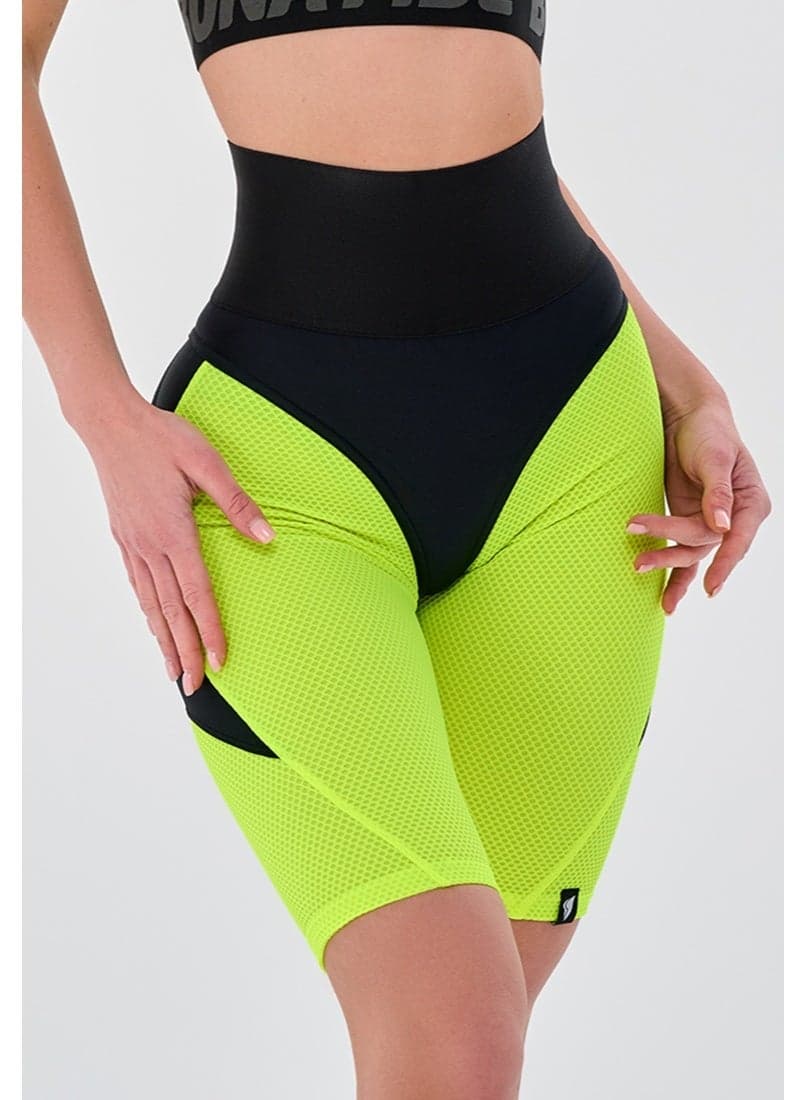 Bona Fide High Waist Push Up Biker Shorts for Women - Image 1