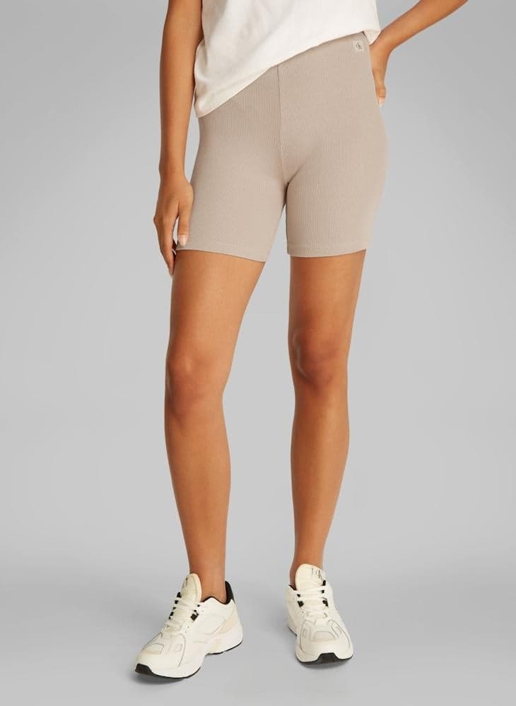 High Waist Ribbed Shorts for Women - Image 1
