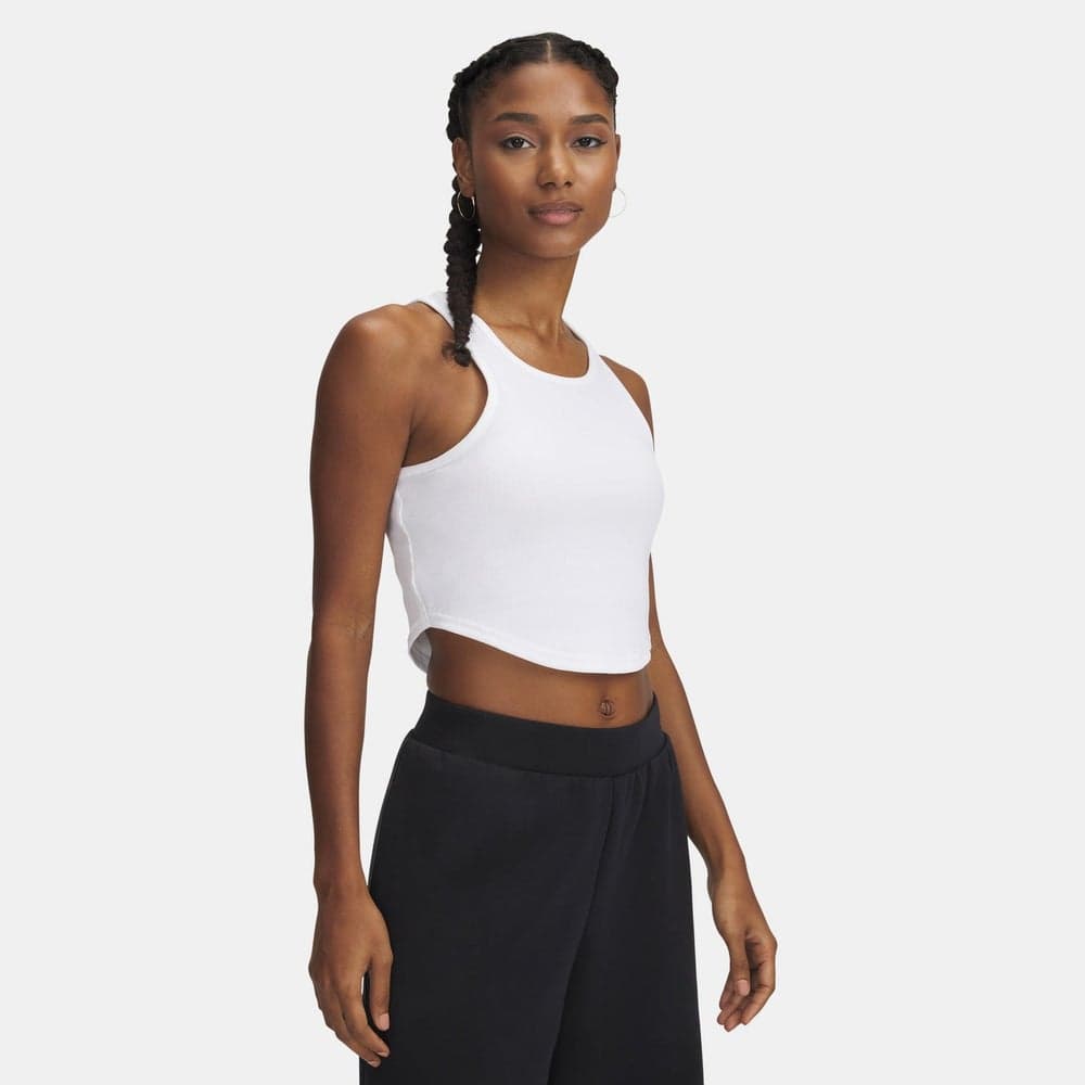 Women's Rival Rib Cropped Tank Top - Image 1