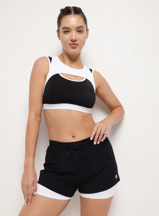 Arctic White High-Intensity Sports Bra - Image 1