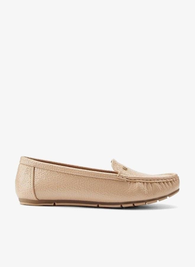 Flora Bella Textured Patent Slip-On Moccasins - Image 1