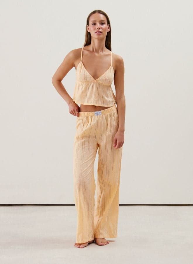 Cotton Nightwear Vest Top - Image 1