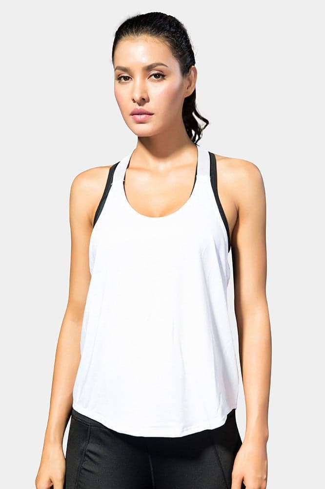 Yasmine Women's Racerback Tank Top - White - SVL - Image 1