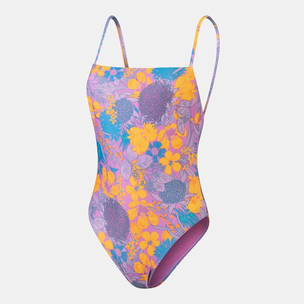 Women's Printed Thinstrap Swimsuit - Image 1