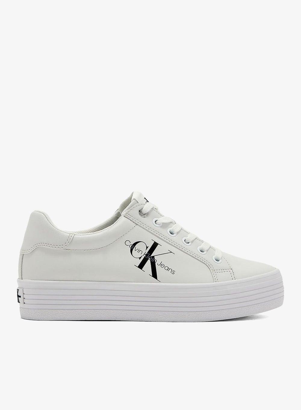 Vulcanized Low Top Leather Sneakers - Image 1