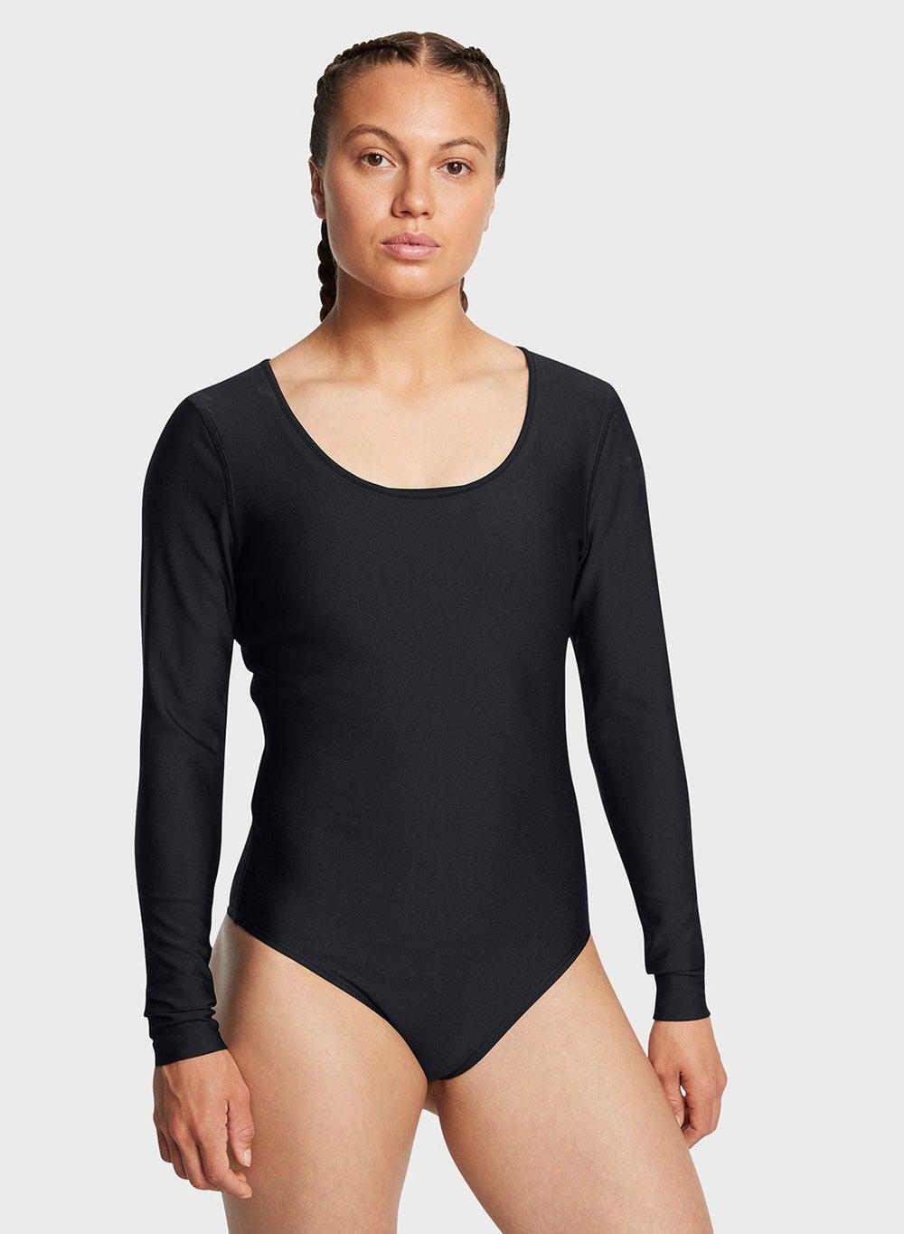 Vanish Leotard Long-Sleeve Bodysuit Top - Image 1