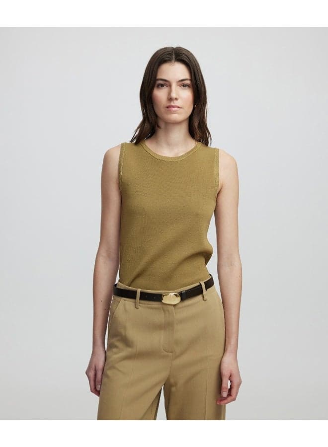 Slim Fit Basic Knit Top for Everyday Layering - Image 1