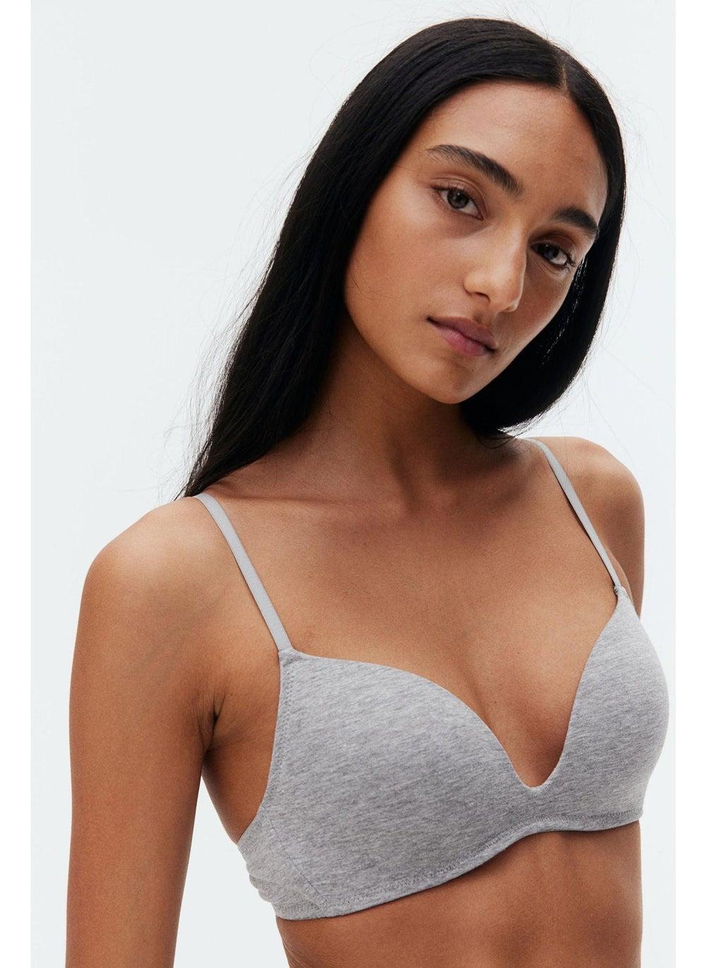 Non-wired Cotton Push-Up Bra for Everyday Comfort - Image 1