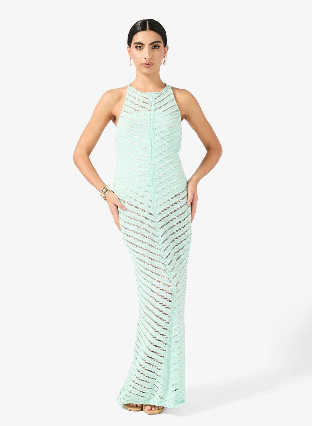 Crochet Maxi Dress for Women - Image 1