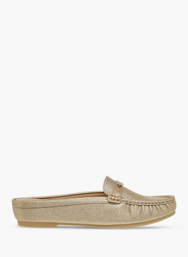 Flora Bella Textured Slip-On Comfort Mules - Image 1