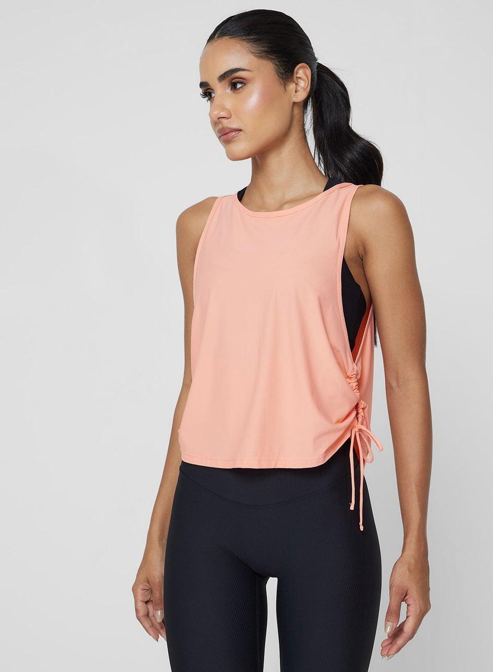 Relaxed Fit Ruched Tank - Image 1
