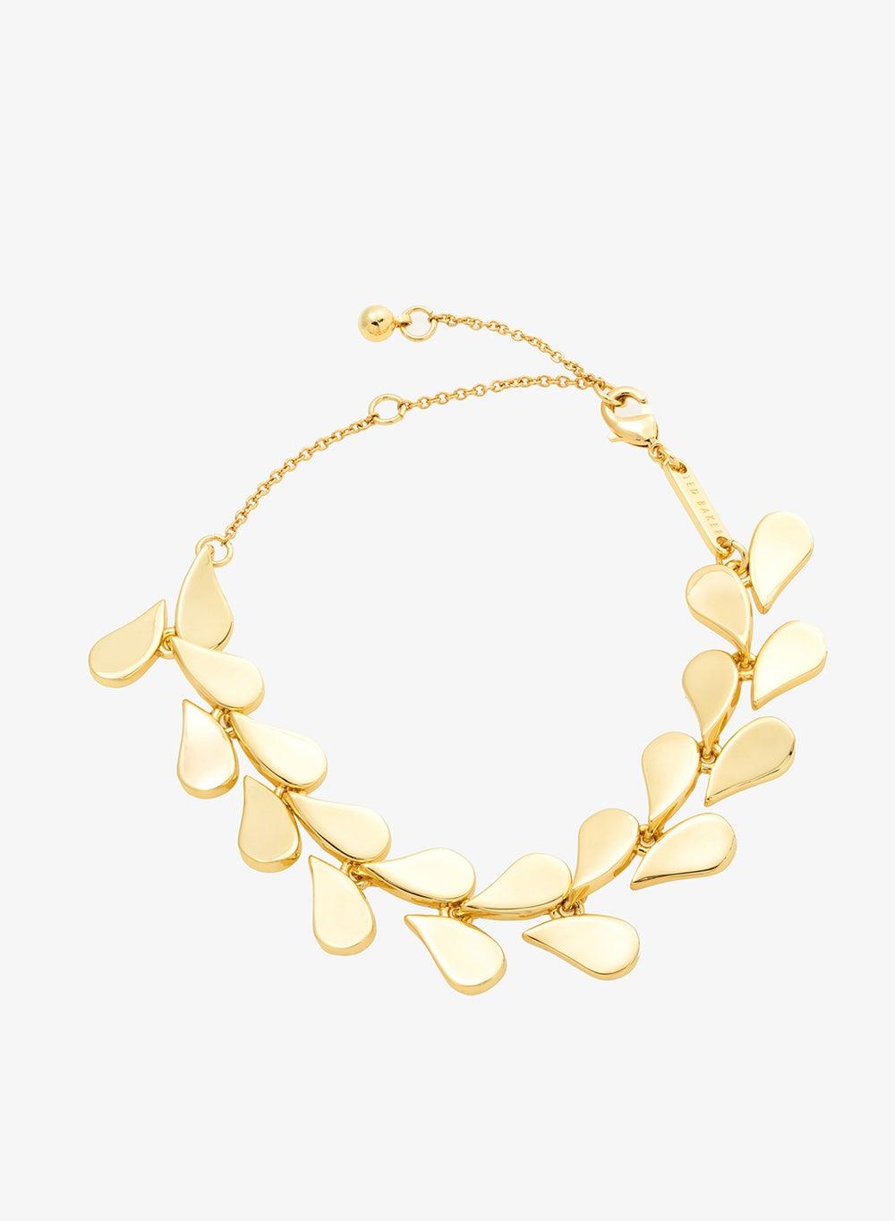 Anya Abstract Heart Adjustable Gold Bracelet - Image 1