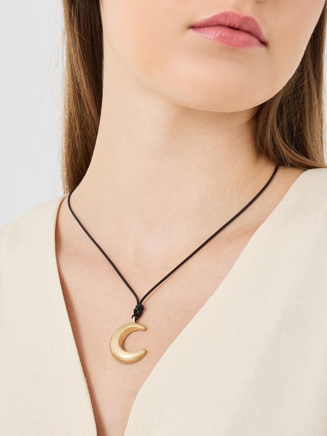 Styli Moon Pendant Necklace for Women - Image 1