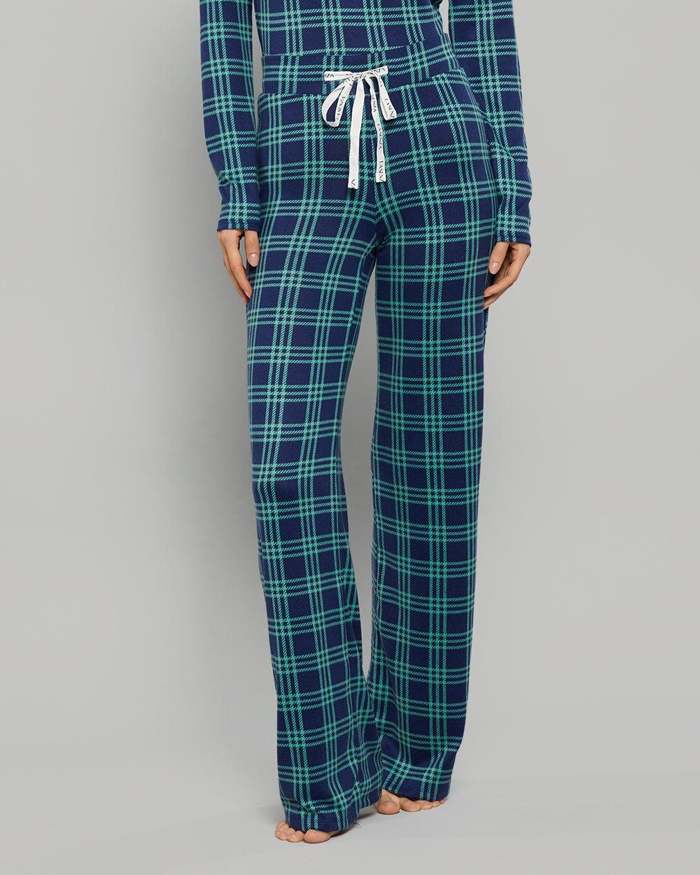 La Senza Jersey Drawstring Checkered Casual Pant - Image 1
