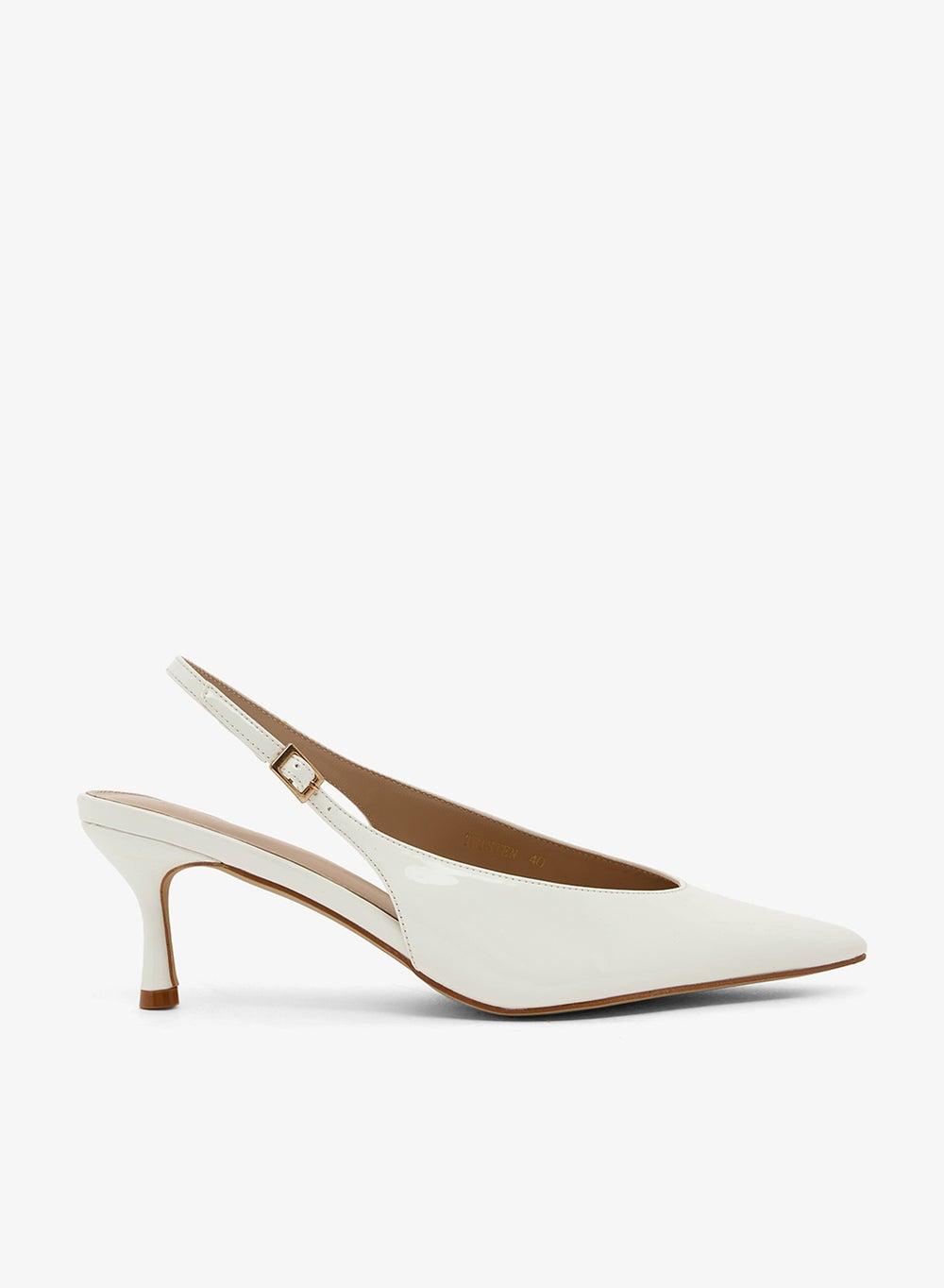 Tristen Pointed Slingback Pumps with Stiletto Heel - Image 1