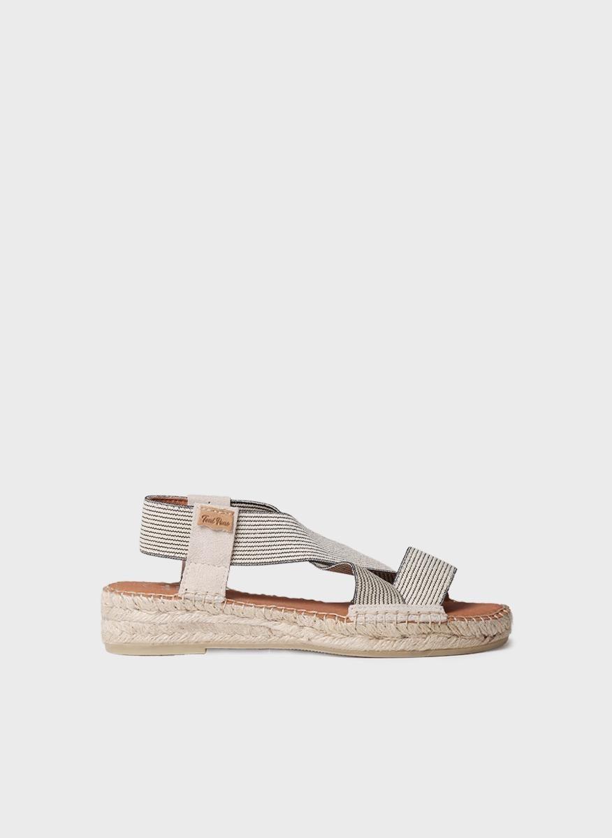 Evani Offwhite Women's Open-Toe Espadrille - Image 1