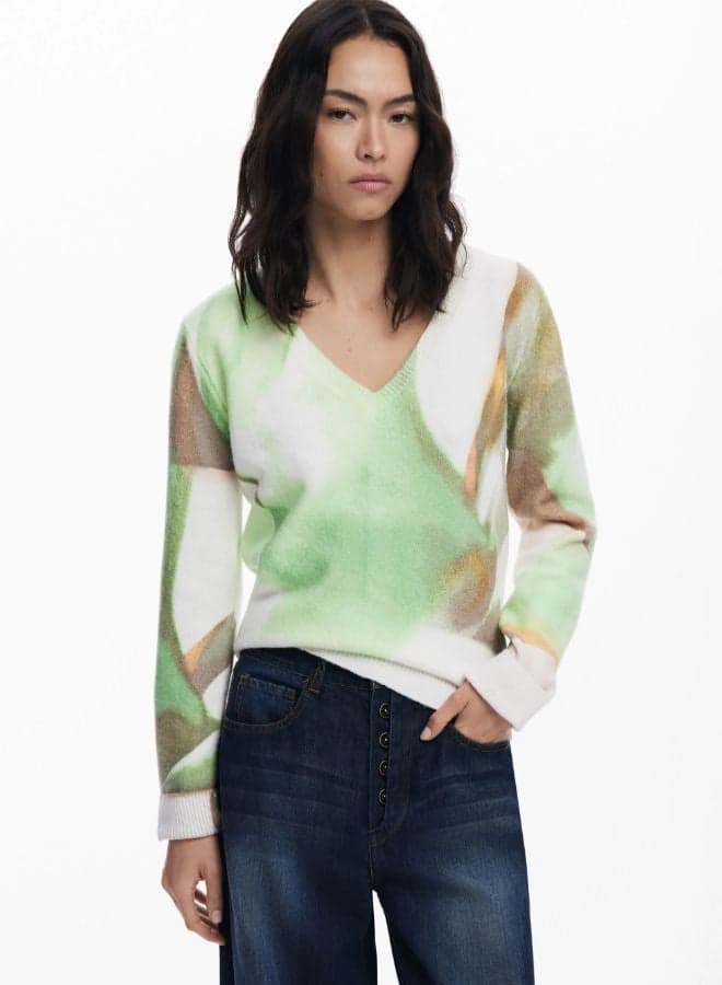 Soft V-Neck Sweater for Women - Image 1