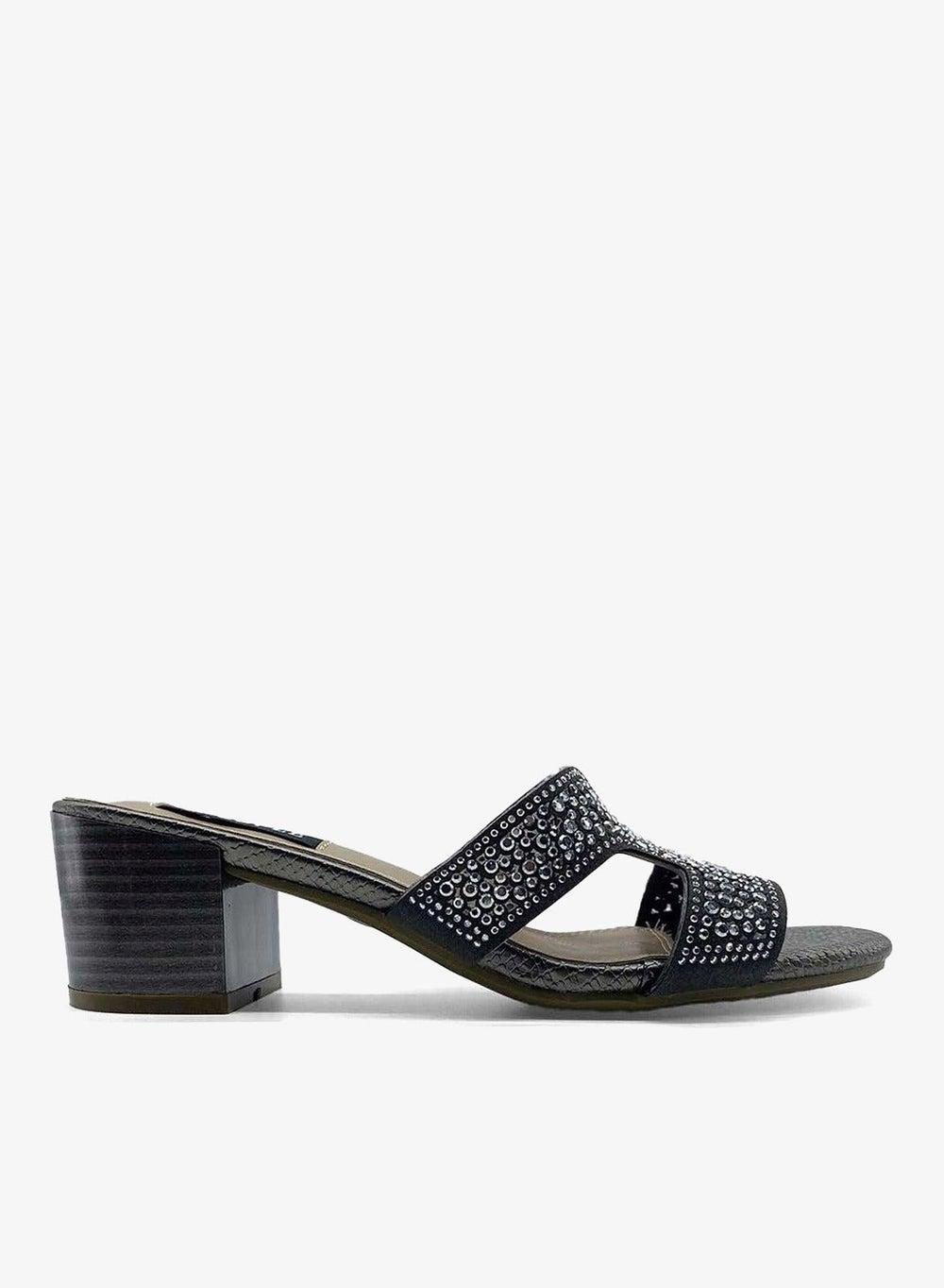 Ladies Festive Heeled Sandals for Evening Occasions - Image 1