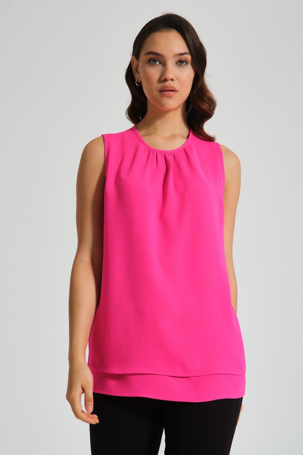 Sleeveless Modest Blouse for Women - Image 1