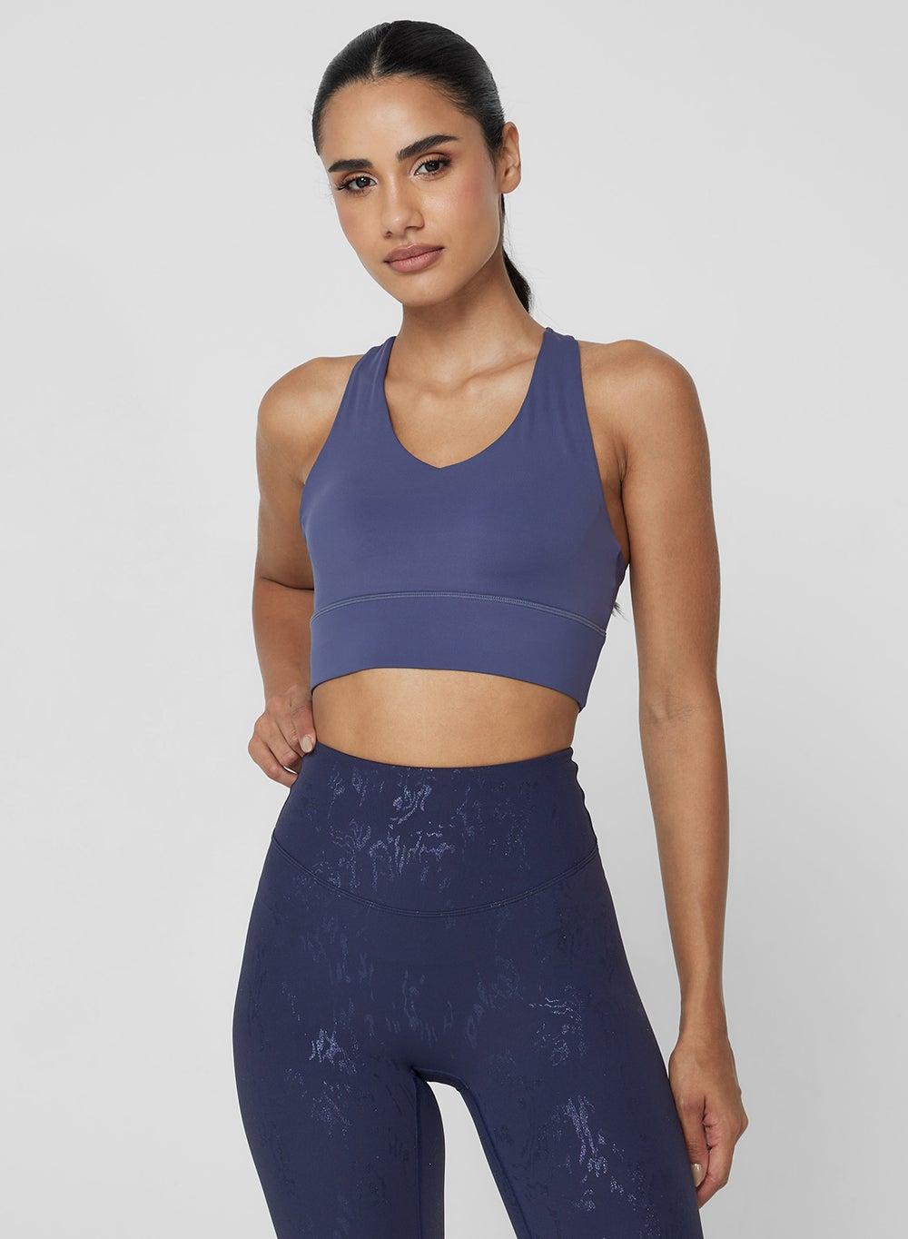 Seamless Racer Back Sports Bra, Medium Coverage - Image 1
