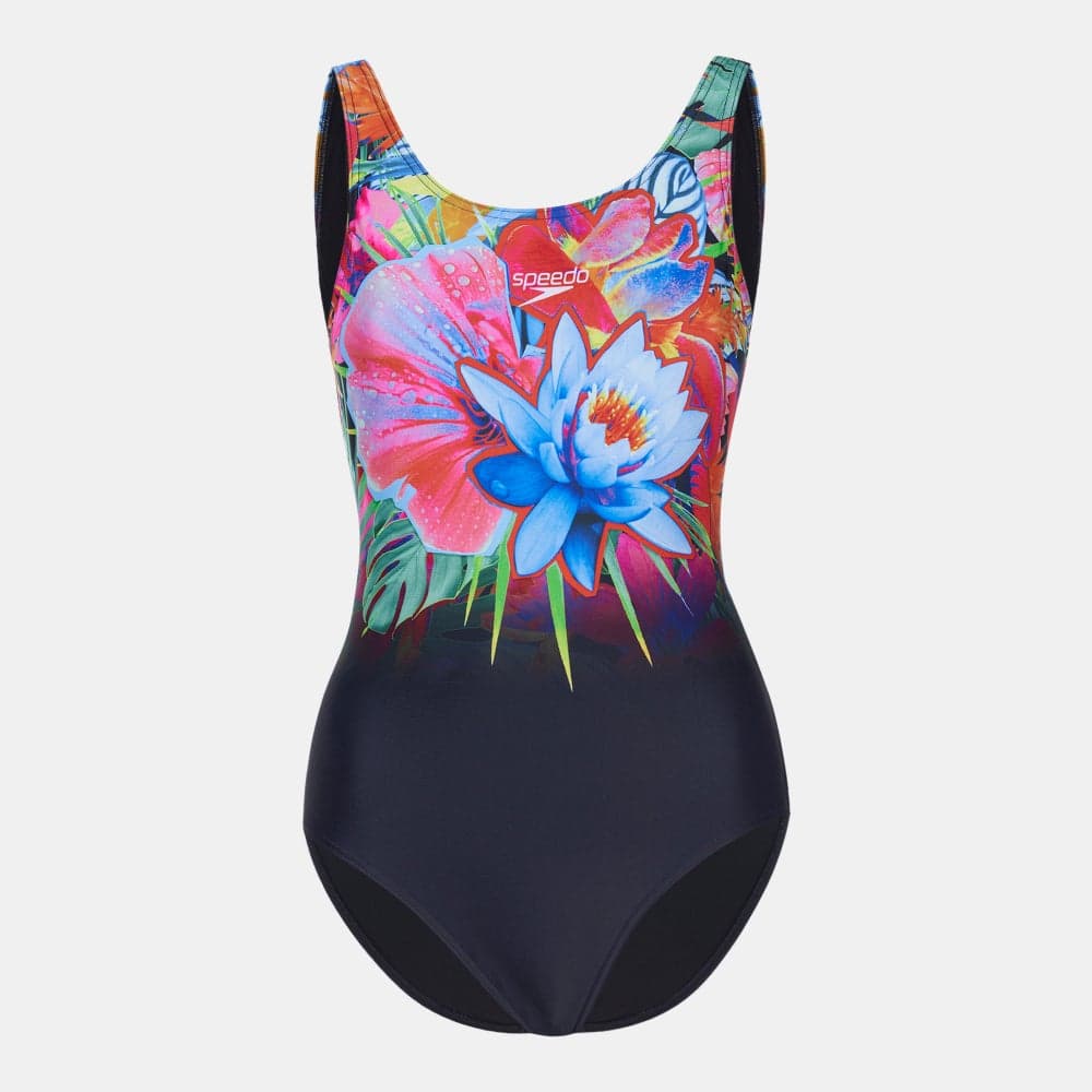 Women's Digital Placement U-Back One-Piece Swimsuit - Image 1