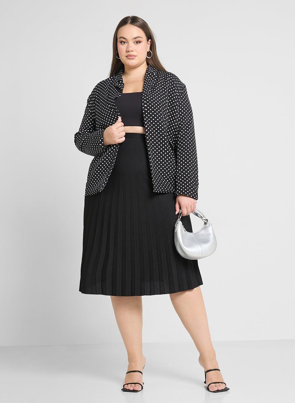 Pleated Midi Skirt for Everyday Polished Style - Image 1