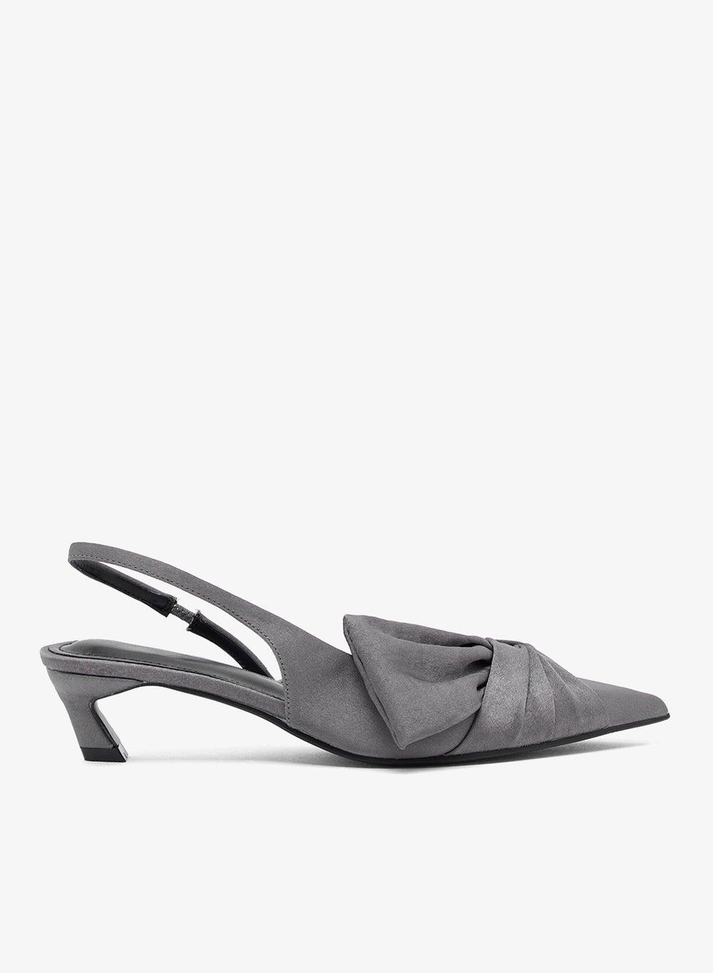 Ribbon Mid Heel Pumps for Women - Image 1