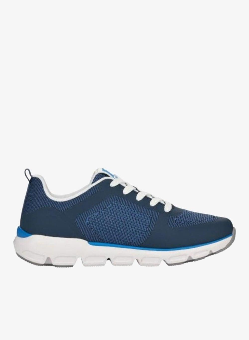 116-1174 Rieker Ladies Evolution Casual Shoes 40402-14 Blue Multi - Image 1
