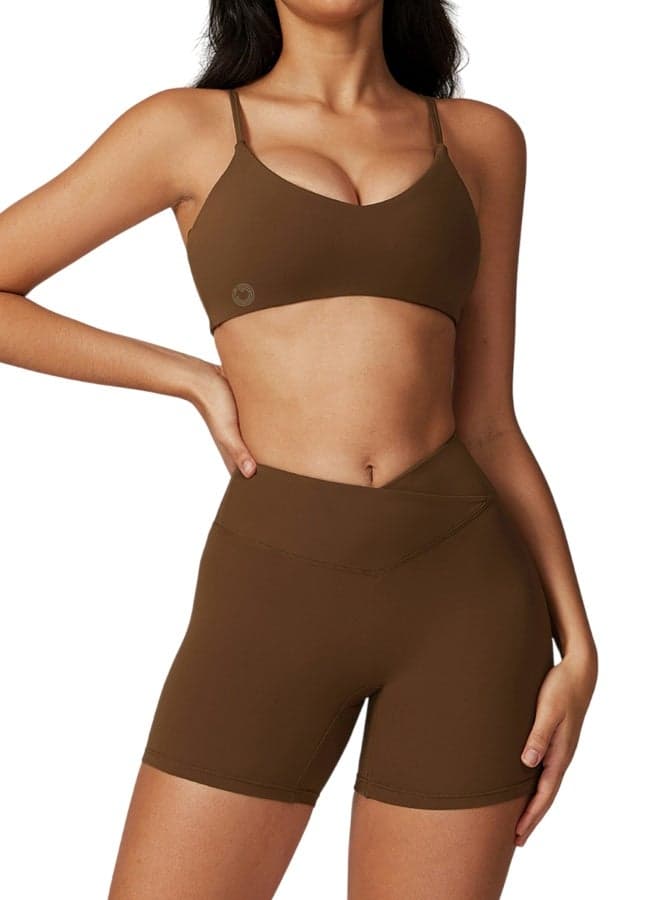 Women's Scoop Neck Sports Bra - Image 1