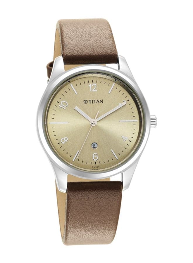 TITAN Leather Analog Wrist Watch 2639SL10 for Women - Image 1
