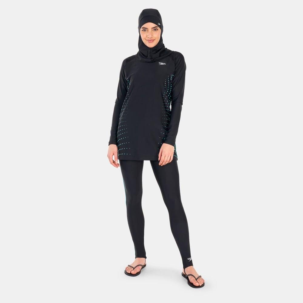 Women's 3-Piece Swimming Set with Hijab - Image 1