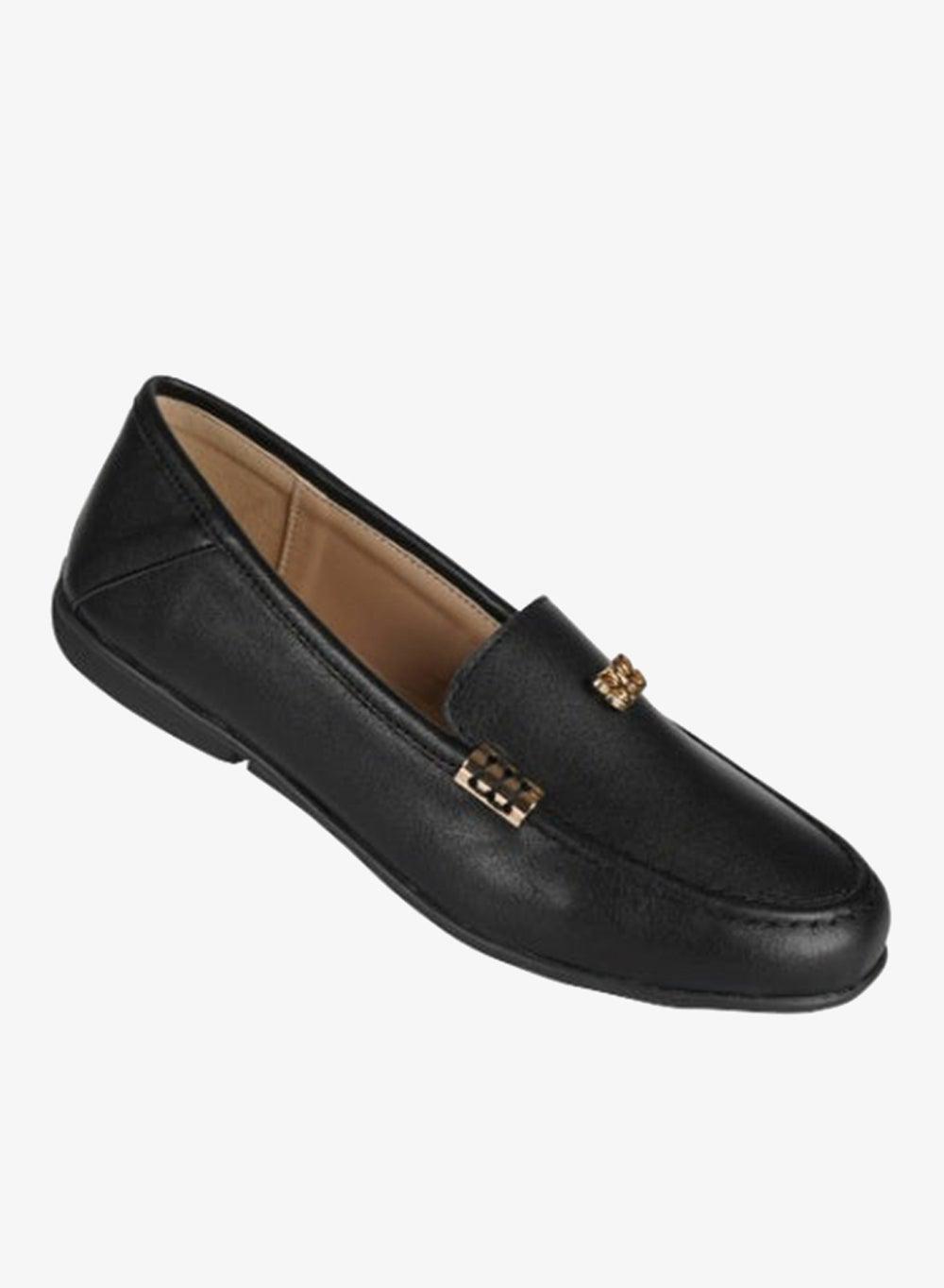 092-2541 Michelle Morgan Black Casual Slip-On Shoes - Image 1