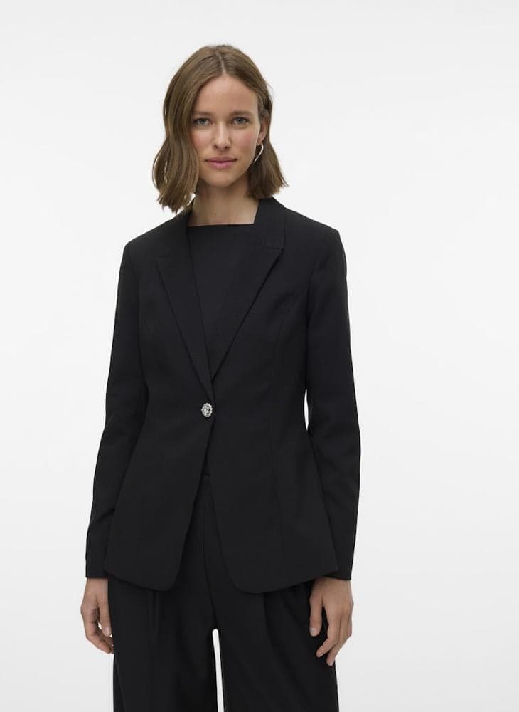 Vmfilia Fitted Long Sleeve Tailored Blazer - Image 1