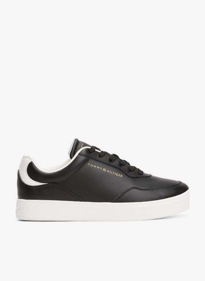 Casual Cupsole Low Top Leather Sneakers - Image 1