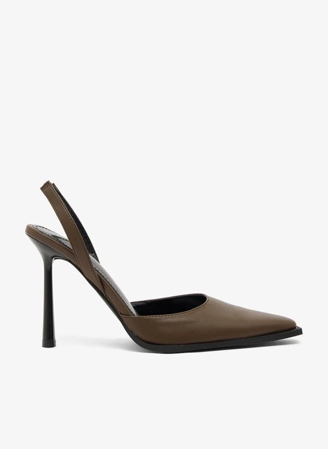 High Heel Sling Back Pumps - Image 1