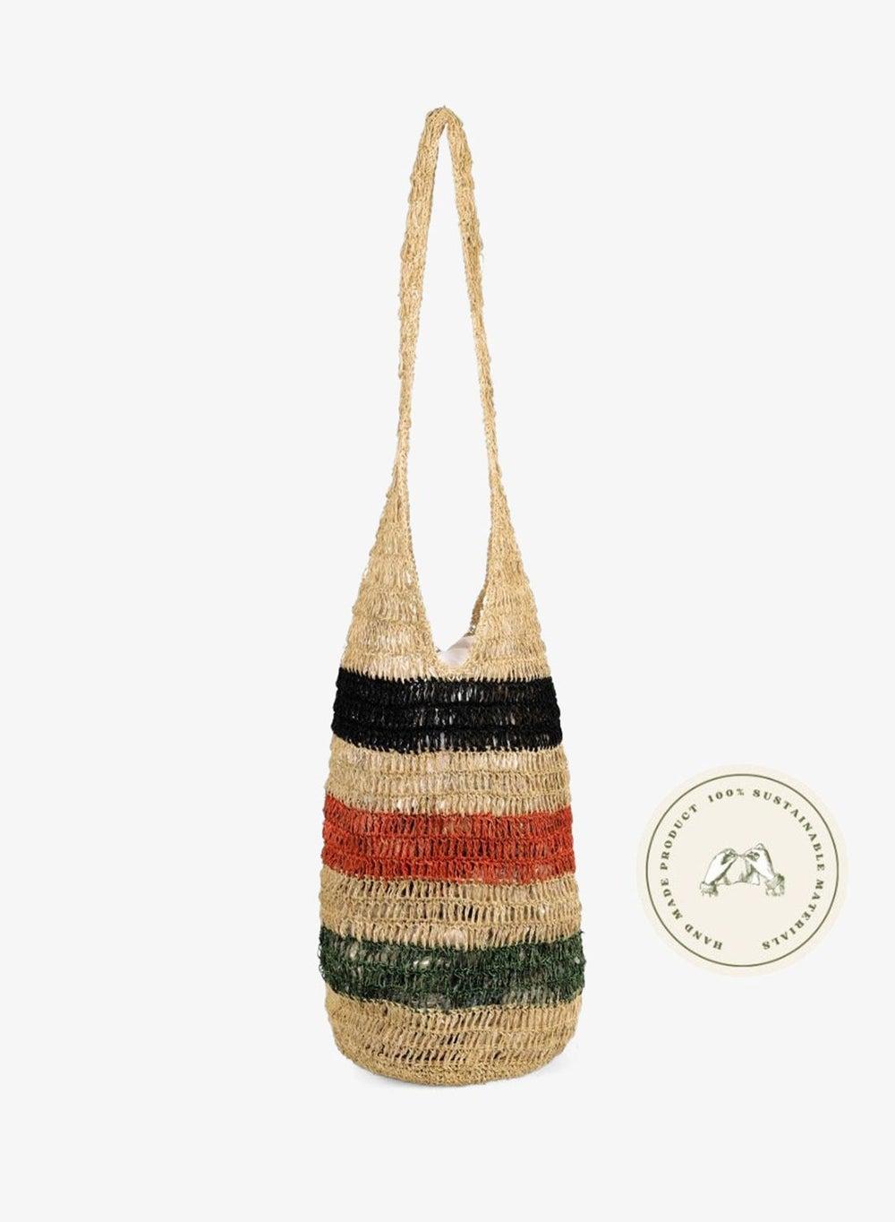 YesEco Handmade Hemp Tote Bag, Durable Free Size - Image 1