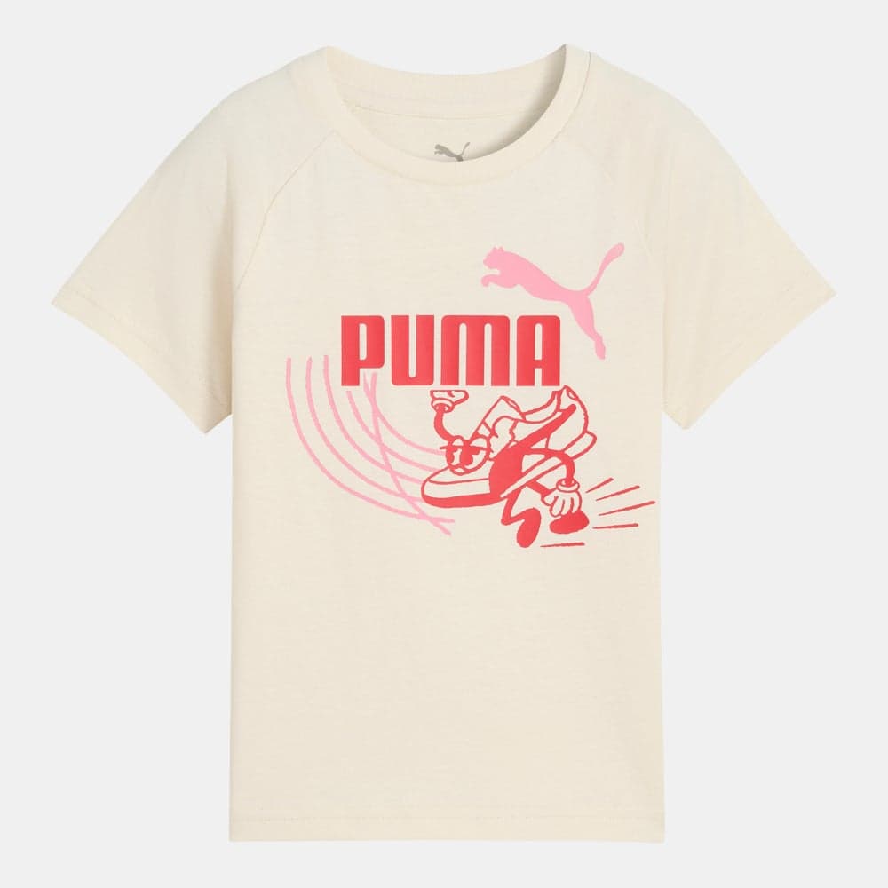 Kids' Little Runners Graphic Cotton T-Shirt - Image 1